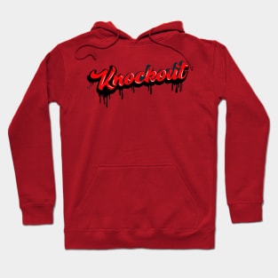 KNOCKOUT DRIP RED Hoodie